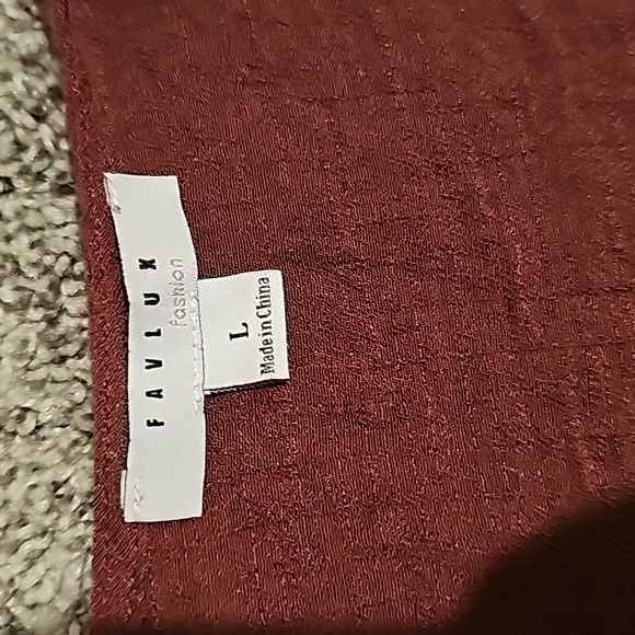 STUNNING BALLOON SLEEVE KNOT FRONT LONG SLEEVE BLOUSE - Picture 5 of 10